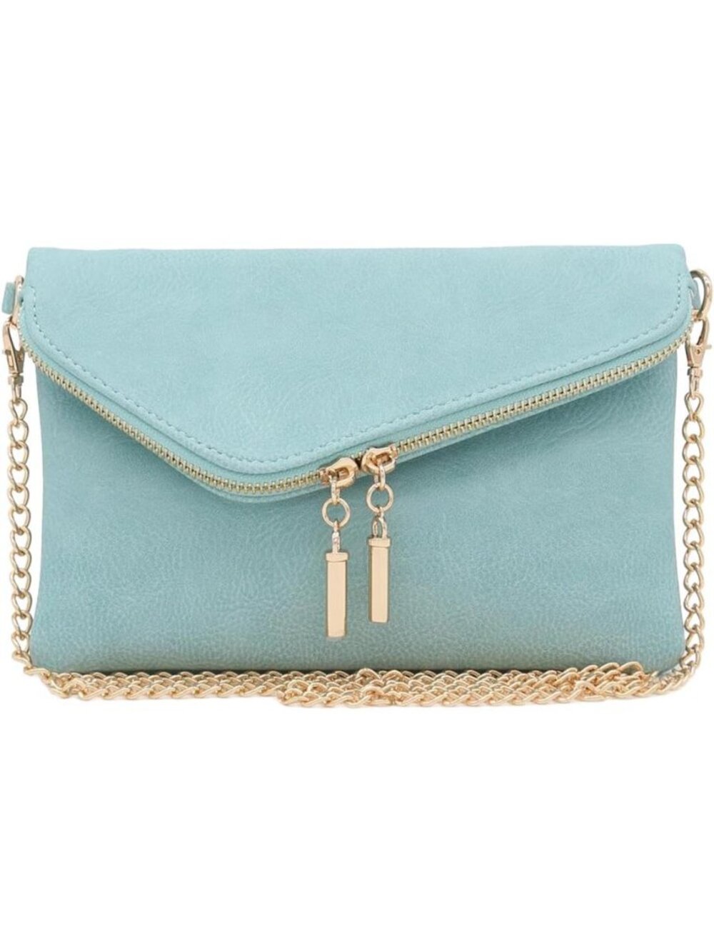 Wristlet Clutch Crossbody Bag with Chain Strap